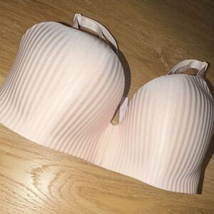 Victoria's Secret Light Pink Striped Bra
